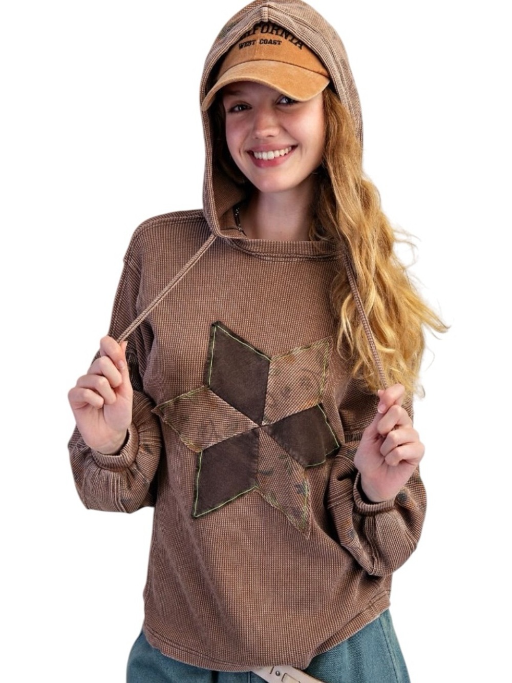 020:  EASEL NWT HOODIE MOCHA (H22)